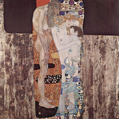 Las tres edades de la mujer de Klimt. imagen de wikipedia.org