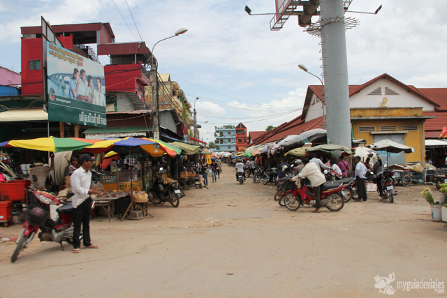 Calle en Siem Reap