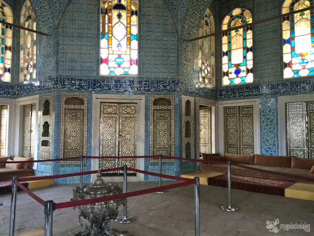 Interior del Palacio de Topkapi.