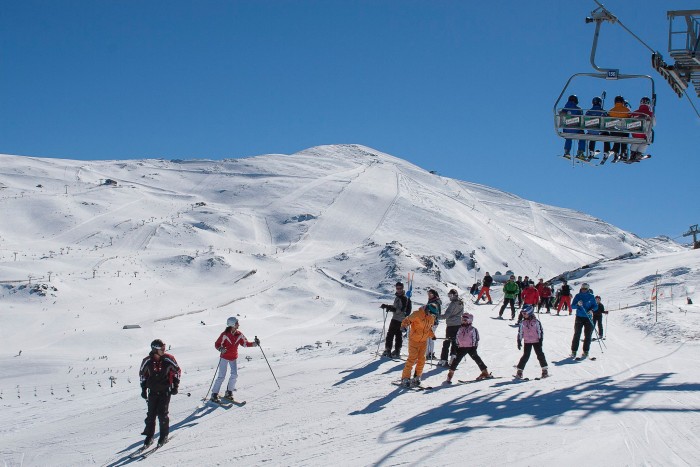 Sierra Nevada. Imagen de  la web oficial de la estación de esquí, www.sierranevada.es