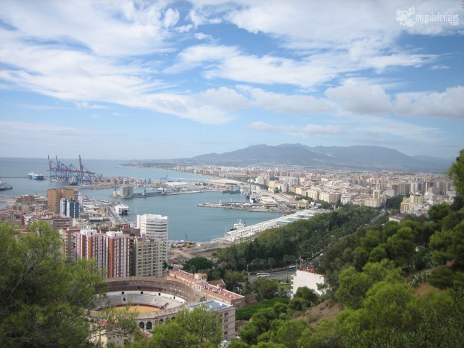 Málaga desde el Parador de gibralfaro