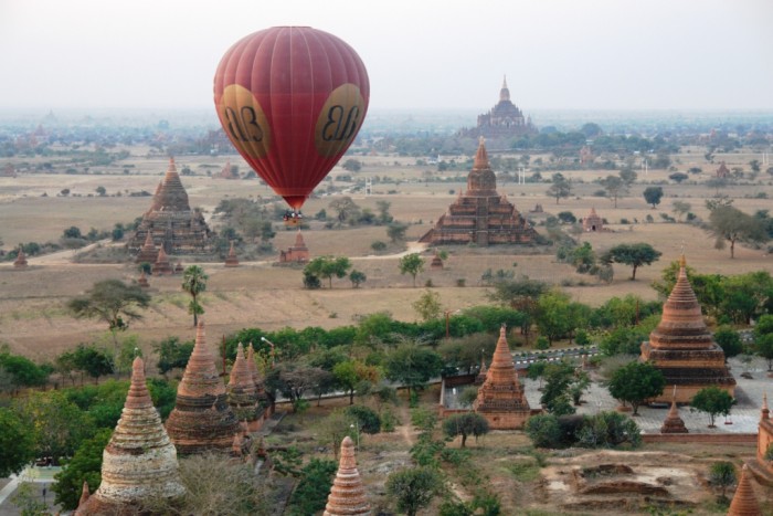 Templos de Bagan. Fuente: wikipedia.org.