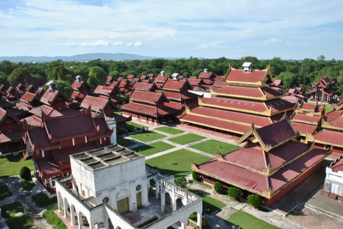 Palacio real de Mandalay. Imagen de wikipedia. 
