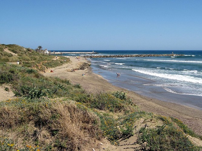 Playa de Cabopino. Imagen de Andalucia.org
