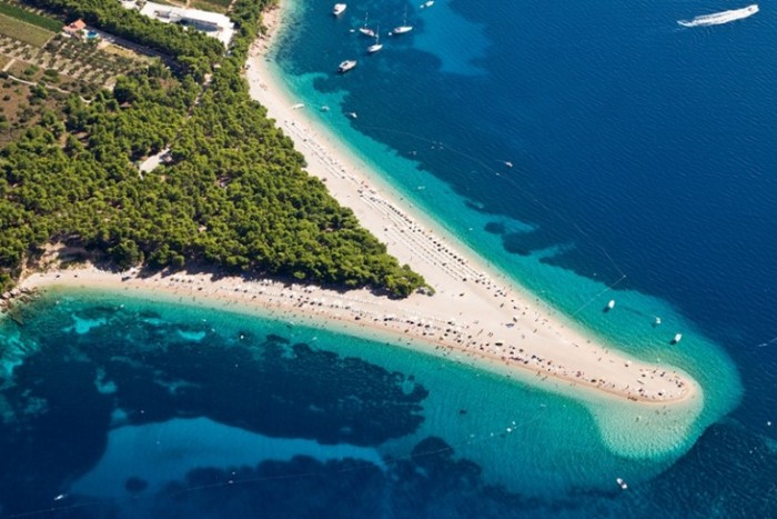 Playa del cuerno de oro, Croacia