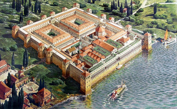 Así debió de ser el Palacio de Diocleciano. Imagen: wikipedia.org