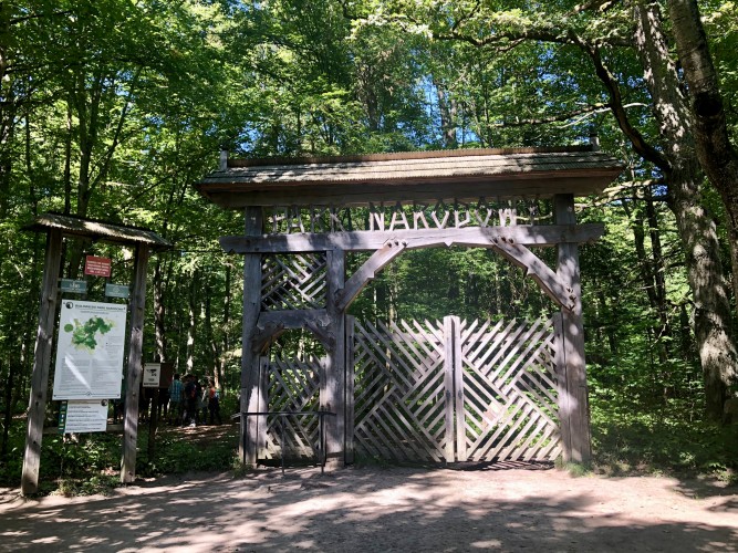 entrada parque bialowieza