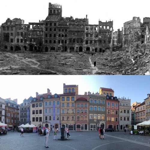 Antes y después de la reconstrucción